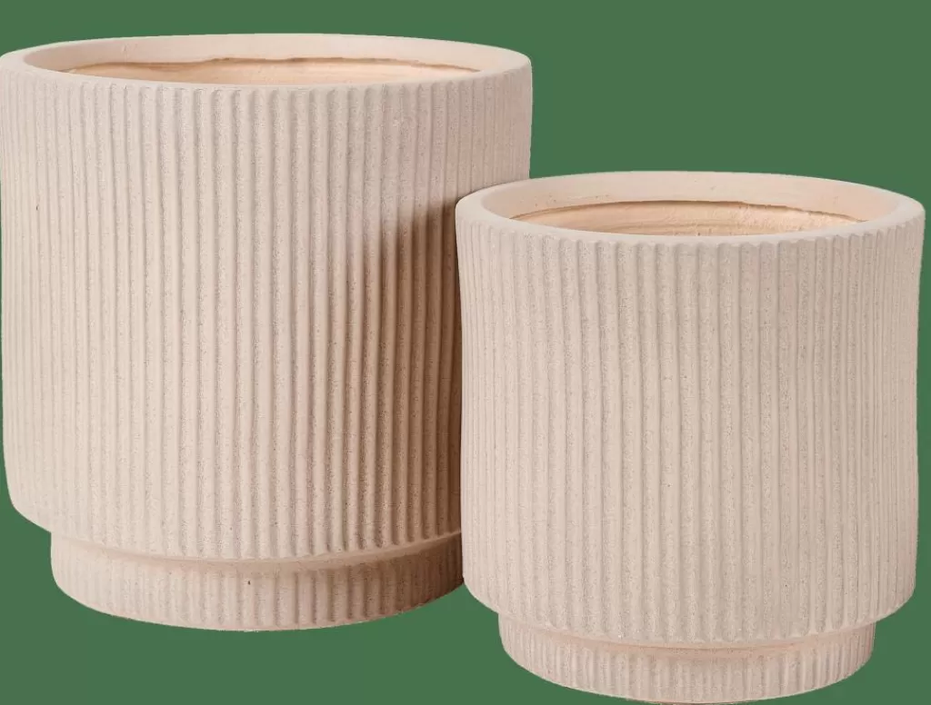 Clearance ROMA CREME Macetero Crema Maceteros De Jardín