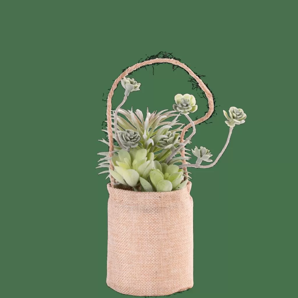 Discount ROPE Planta Artificial Macetero Colg Natural Plantas Artificiales