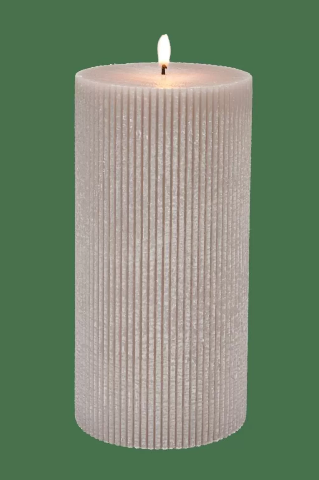 Fashion RUSTIC Vela Rib Gris Velas