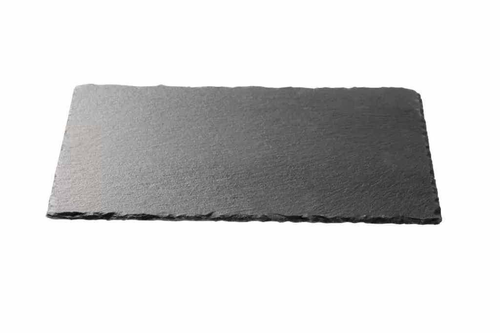 Hot SLATE Plato Negro Platos
