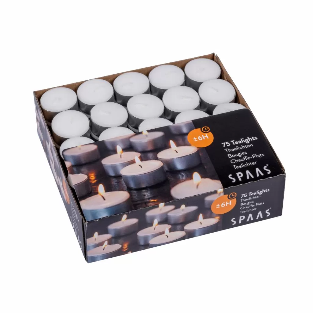 Online SPAAS Velas Pequeñas Juego De 75 Blanco Velas