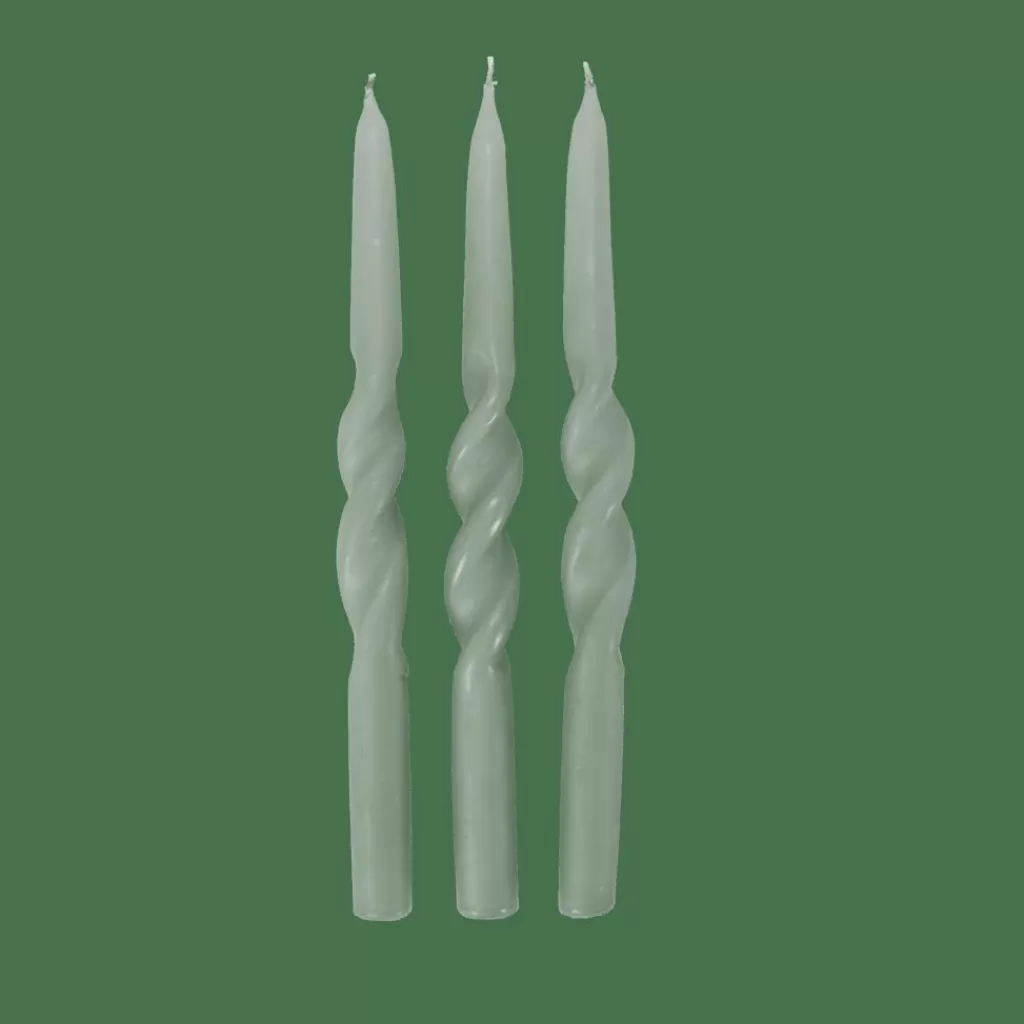 New SPIRAL Vela Espiral Verde Velas