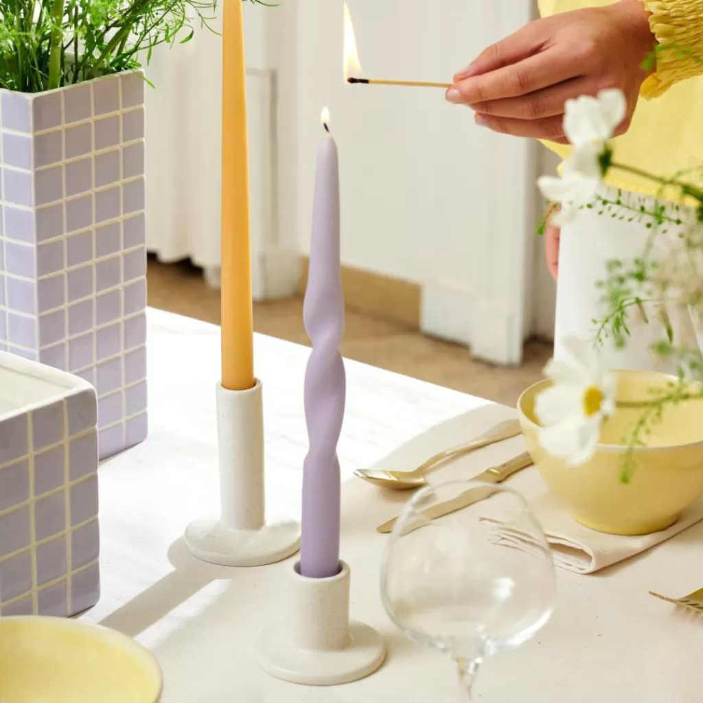 Best SPIRAL Vela Morado Velas