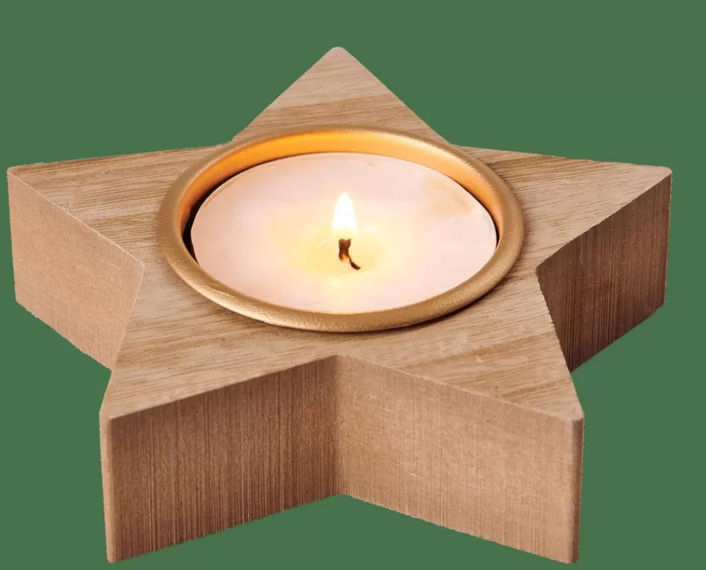 Cheap STELLA Partylight Dorado, Natural Soprortes Para Velitas