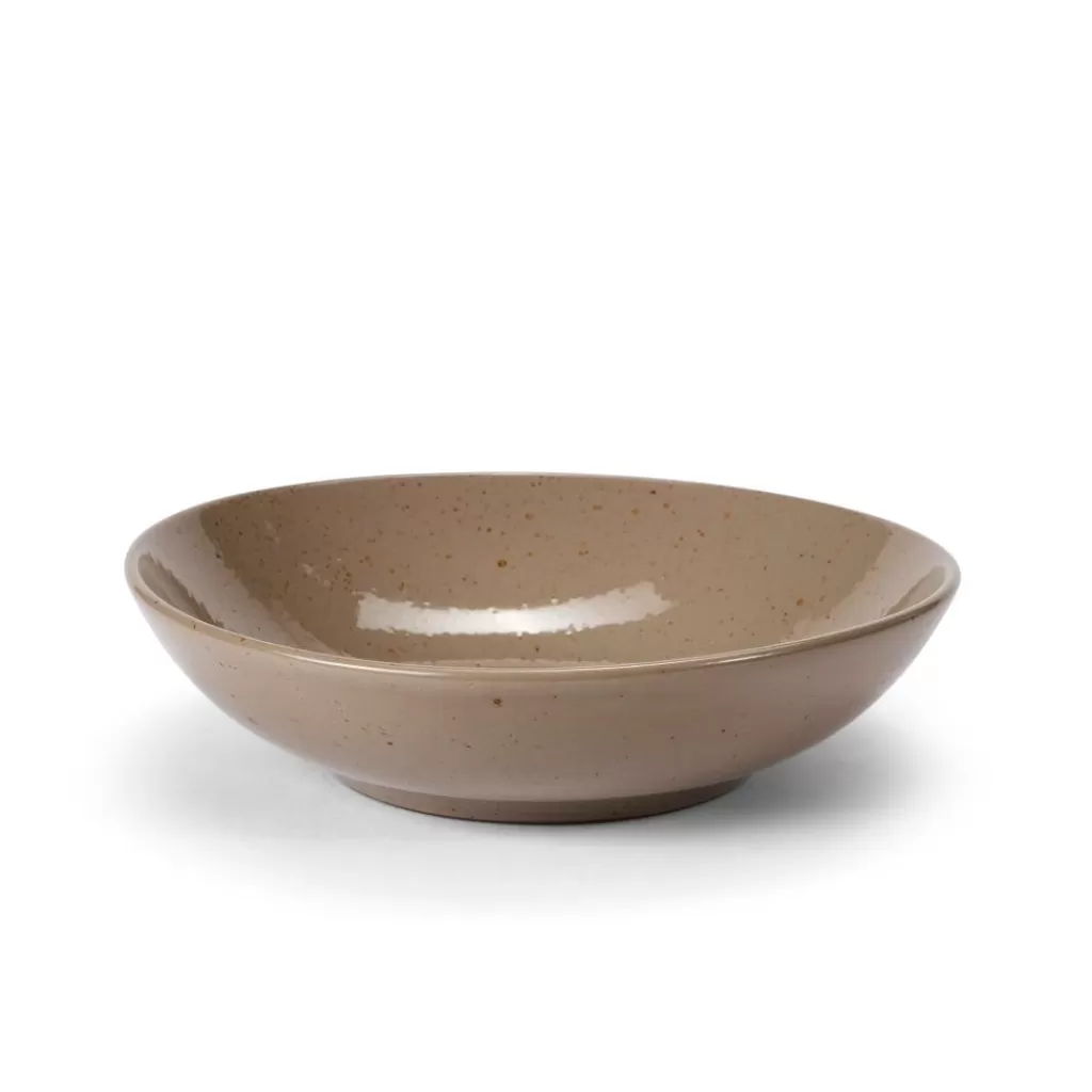 Clearance TERRA Plato Hondo Taupe Platos