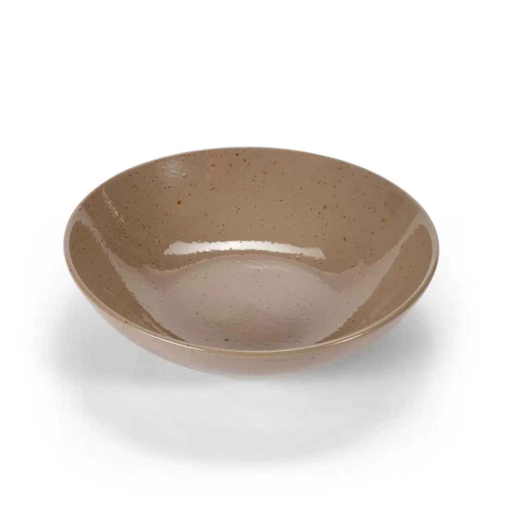 Clearance TERRA Plato Hondo Taupe Platos