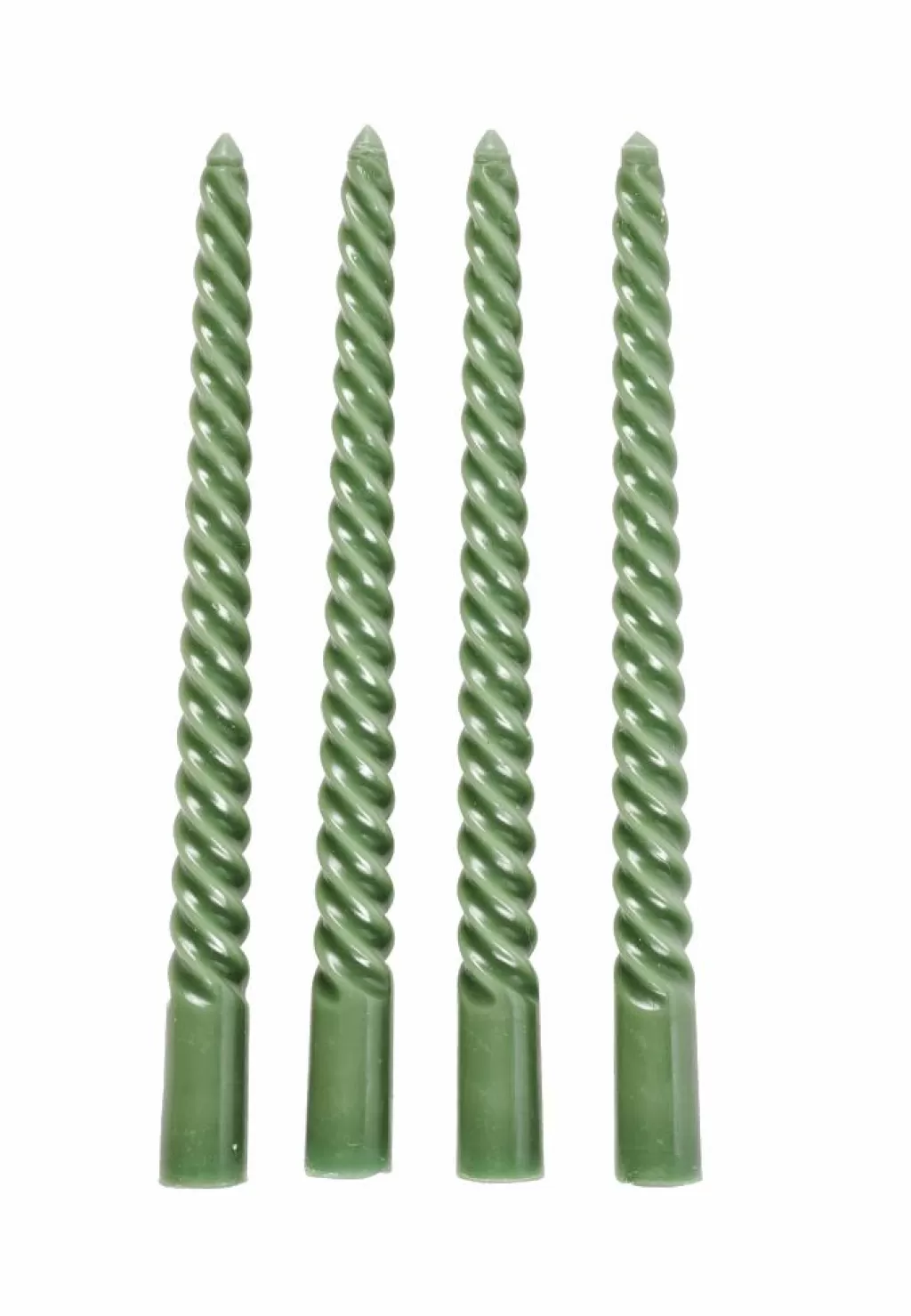 Cheap TWIST Velas Retorcidas Juego De 4 Naranja Velas