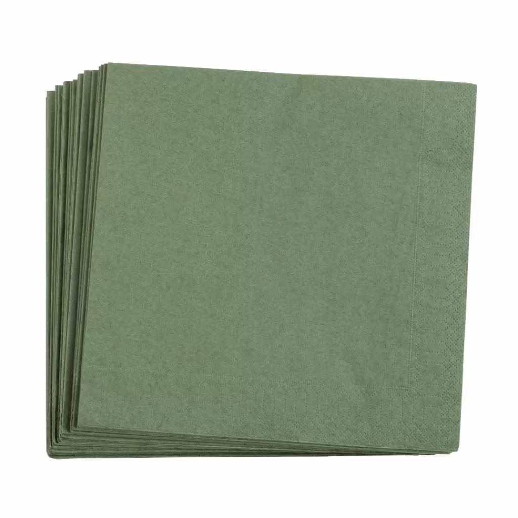 Best Sale UNI Paquete De 20 Servilletas Marrón Servilletas