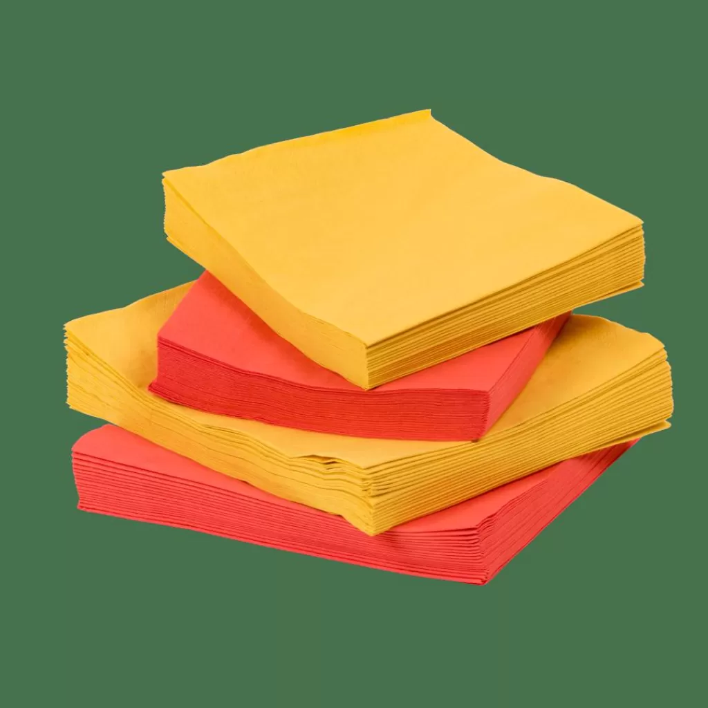 Clearance UNI Paquete De 20 Servilletas Ocre Servilletas