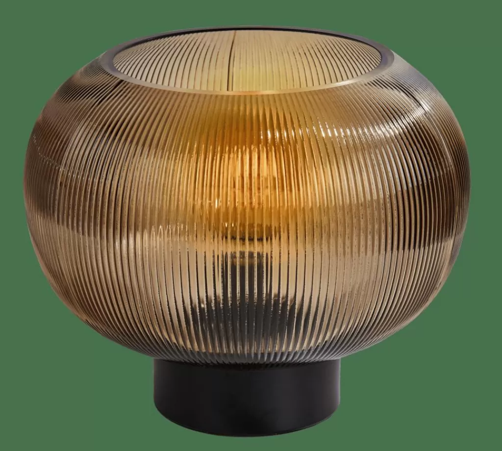 New VINTO Lámpara De Mesa Ámbar Transparente Lamparas De Mesa