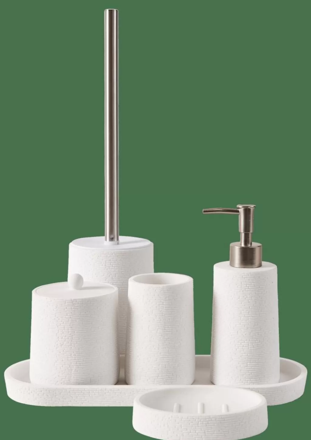 Online WHITE ELEGANCE Soporte Para Cepillo Dientes Blanco Accesorios De Tocador
