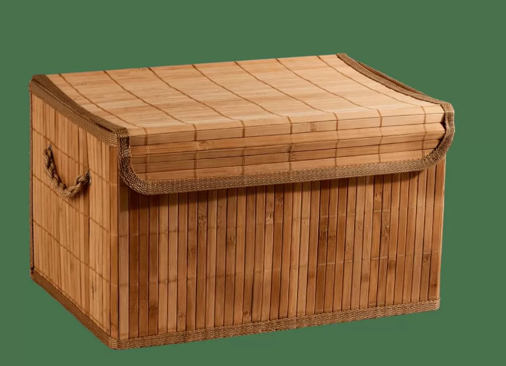 Discount ZEN Caja Con Asas Natural Cestas De Almacenaje
