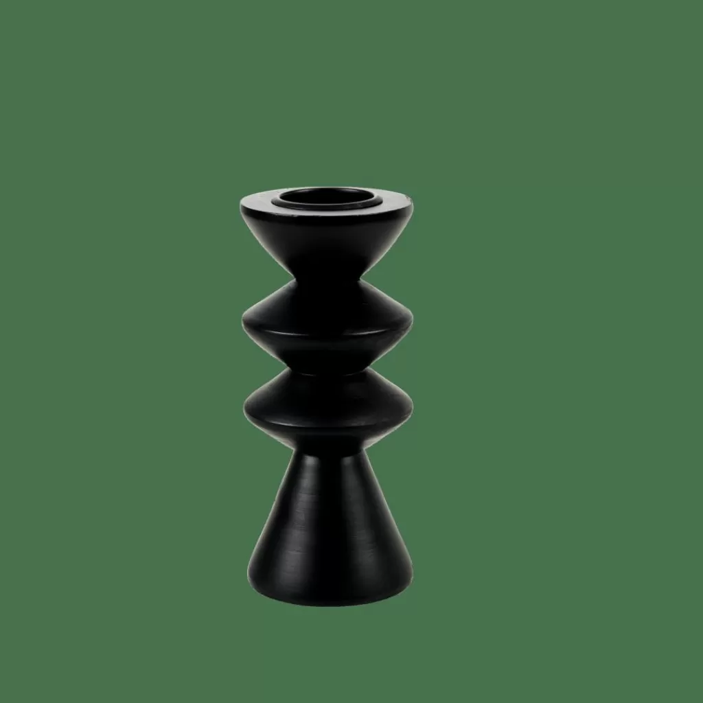 Cheap ZIGZAG Soporte Para Vela Pequeña Negro Soprortes Para Velitas | Halloween